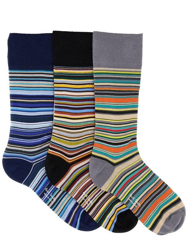 Signature Striped Socks 3 Pack - PAUL SMITH - BALAAN 3