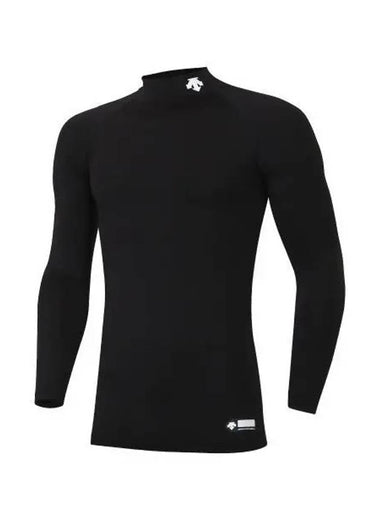 BASEBALL SN121ZCO31 Long Sleeve Half Neck Undershirt Black - DESCENTE - BALAAN 1