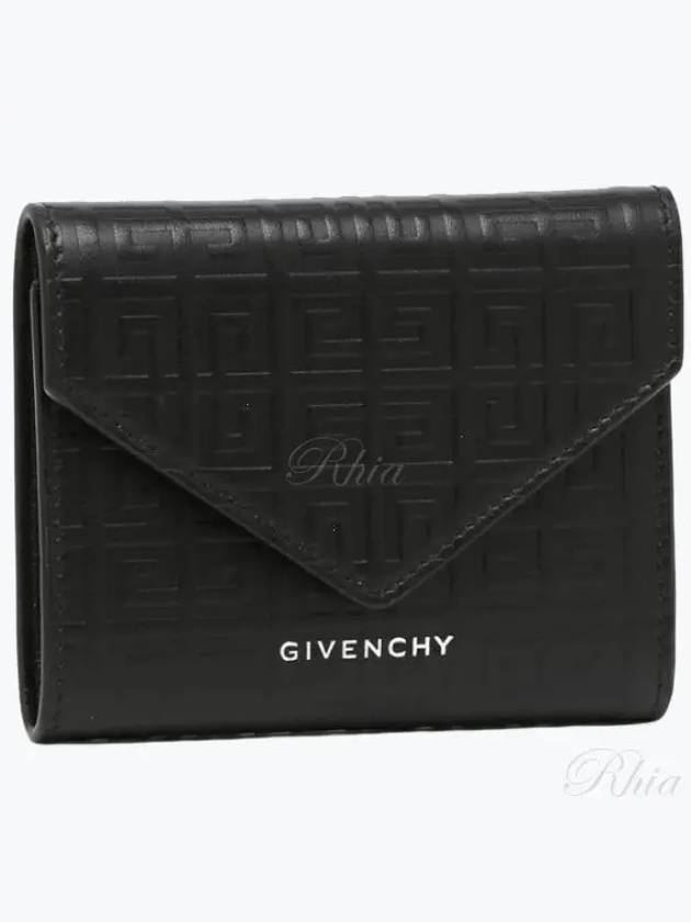 Textured 4G Logo Envelope Bicycle Wallet Black - GIVENCHY - BALAAN 2