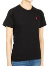 Comme des Gar ons Mini Red Waffen Women s Short Sleeve T Shirt AZ T303 051 1 - COMME DES GARCONS PLAY - BALAAN 3