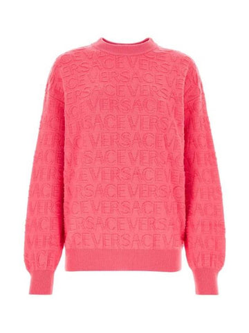 Sweater 10109591A07726 1PO20 Pink - VERSACE - BALAAN 1