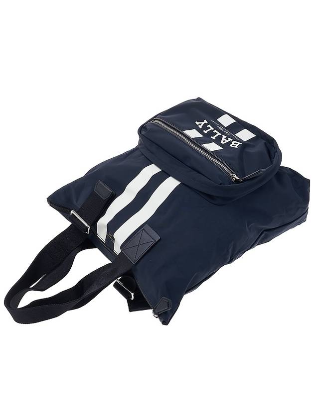 Pali Nylon Tote Bag Navy - BALLY - BALAAN 5