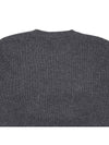 Women's Palato M Logo Knit Top Dark Grey - MAX MARA - BALAAN 8