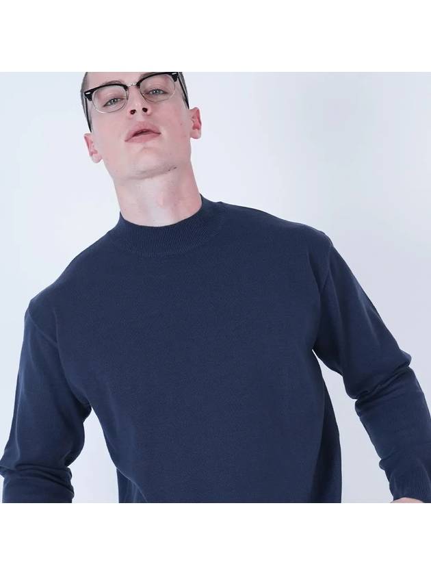 Heavy Basic Half Neck Navy - CHANCE'S NOI - BALAAN 4