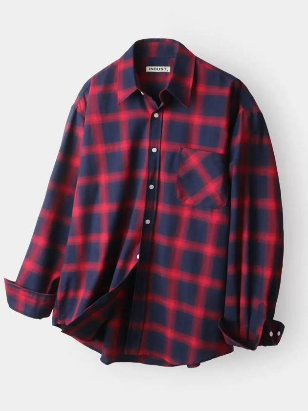 Tartan check shirt red - INDUST - BALAAN 3