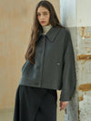 Single short coat gray - MITTE - BALAAN 2