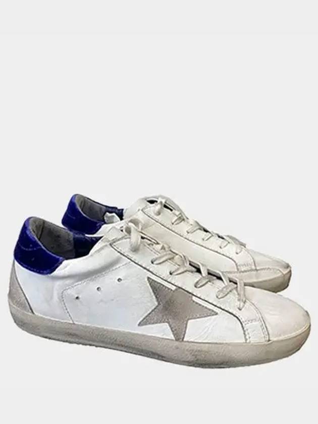 Women's Superstar Blue Tab Low Top Sneakers White - GOLDEN GOOSE - BALAAN 2