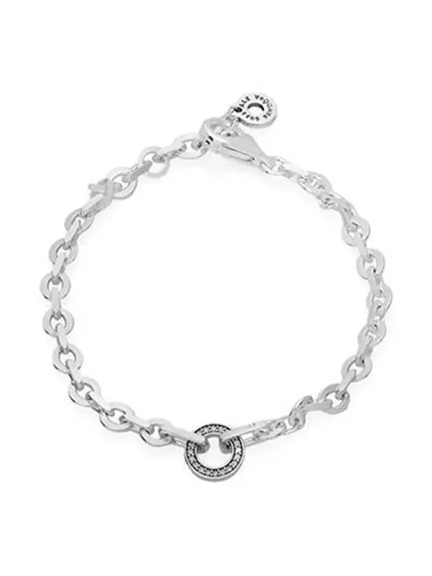 Signature Pave Bold Chain Bracelet Silver - PANDORA - BALAAN 4