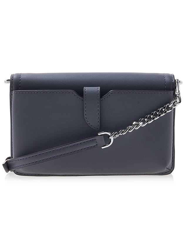 Heather Extra Small Leather Cross Bag Dark Grey - MICHAEL KORS - BALAAN 4