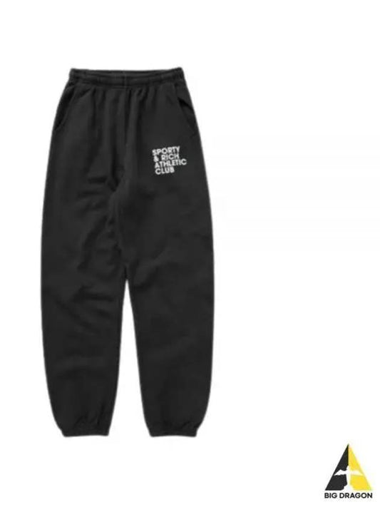 Exercise Often Sweatpant Faded BlackWhite SWAW235FB Exercise Open Sweatpants - SPORTY & RICH - BALAAN 1