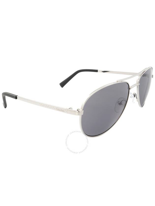 Calvin Klein Grey Pilot Unisex Sunglasses CKR165S 045 55 - CALVIN KLEIN - BALAAN 2