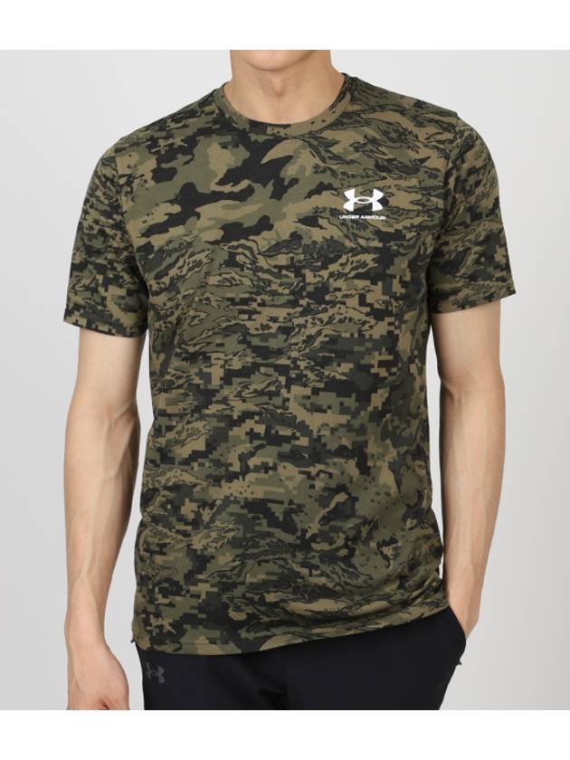 Men's ABC Camo Short Sleeve T Shirt Black - UNDER ARMOUR - BALAAN 3