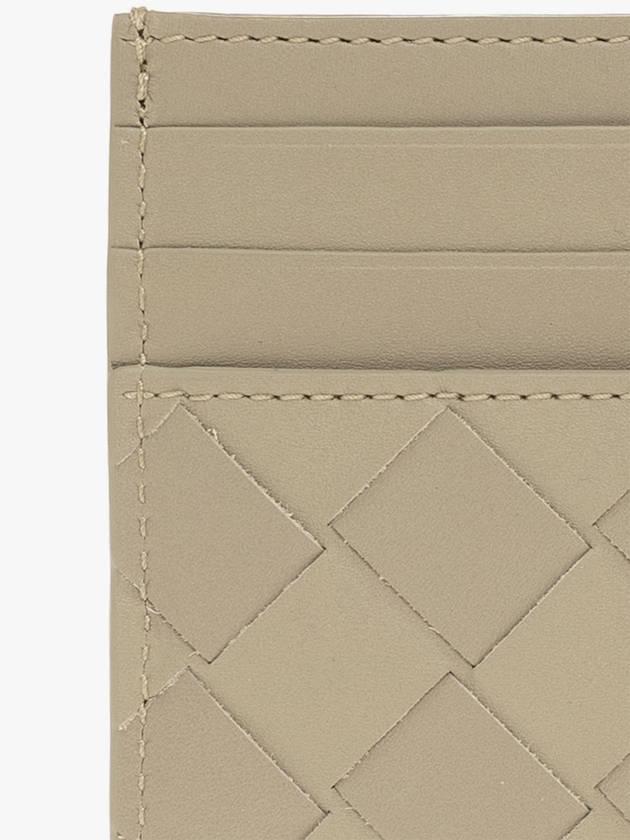 Intrecciato Leather Card Wallet Beige - BOTTEGA VENETA - BALAAN 5