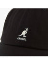 K5165HT BLACK washed ball cap - KANGOL - BALAAN 3