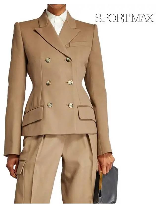 Sportmax Cablo Blazer Beige CABLO 2320460839 001 - MAX MARA - BALAAN 9