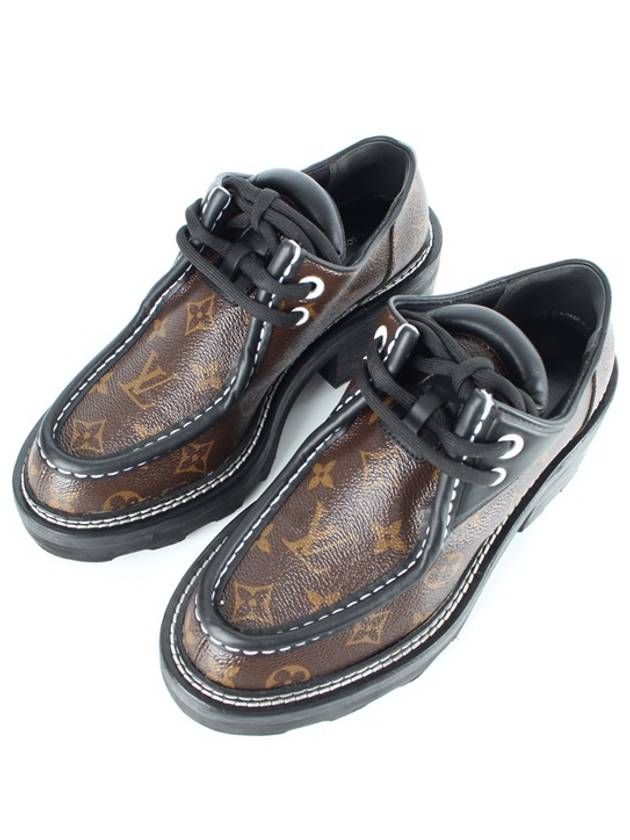 LV Beaubourg Platform Derby Shoes 37 240 - LOUIS VUITTON - BALAAN 1