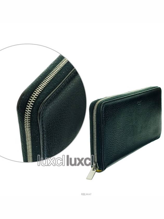 Zipped leather women s long wallet - CELINE - BALAAN 5