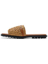 Women's Woven Raffia Slipper Beige - TOD'S - BALAAN 2