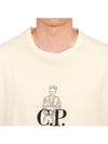 1020 Jersey British Sailor Short Sleeve T-Shirt Beige - CP COMPANY - BALAAN 6