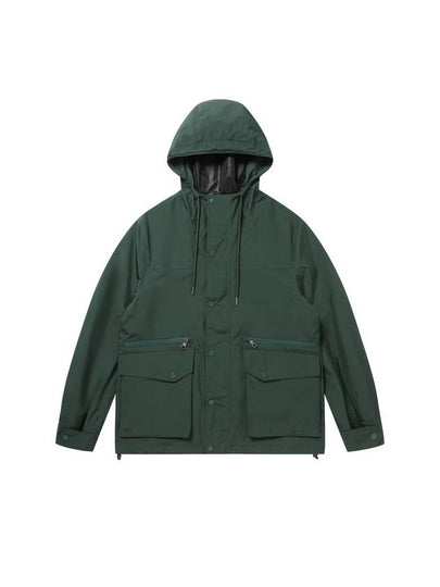 Anorak Hooded Windbreaker Green - SOLEW - BALAAN 2