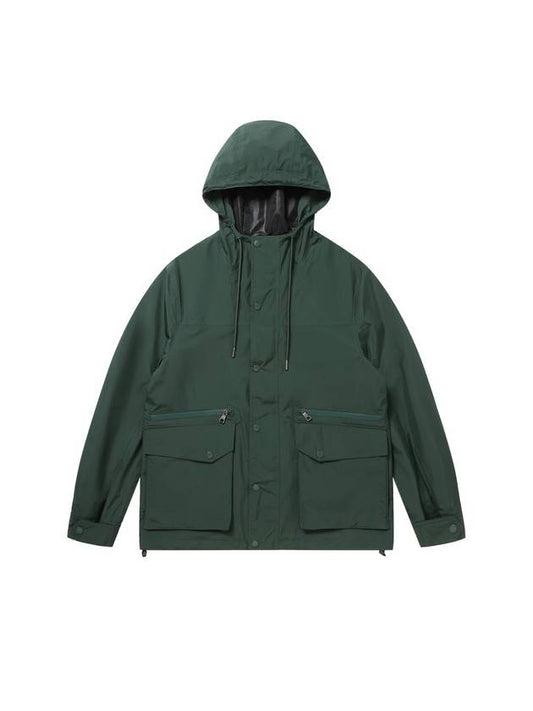 Men's Anorak Hooded Windbreaker Green SW23AWJP01GR - SOLEW - BALAAN 2