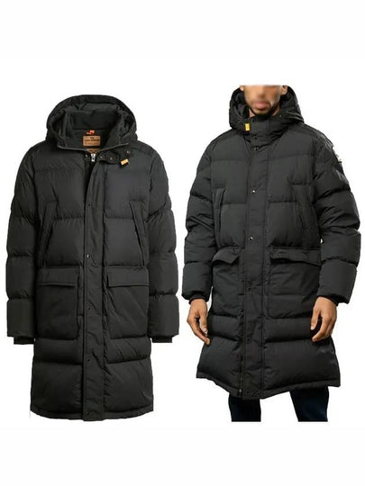 Men's Long Bear Hooded Parka Padded Black - PARAJUMPERS - BALAAN 2