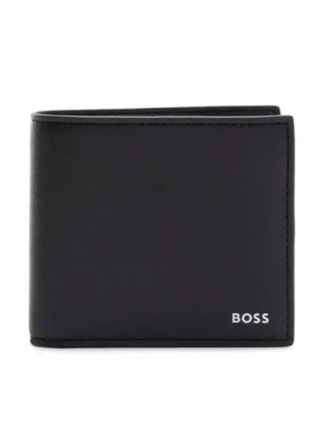 Metal Logo Half Wallet Black - HUGO BOSS - BALAAN 2