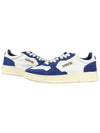 Suede Leather Low Top Sneakers Navy - AUTRY - BALAAN 2