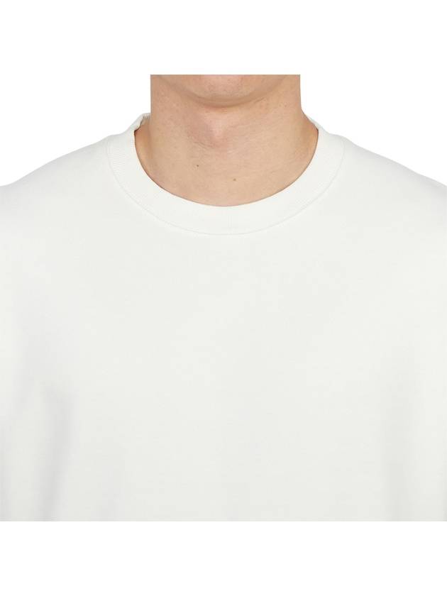 Diagonal Raised Fleece Lens Sweatshirt White - CP COMPANY - BALAAN 6