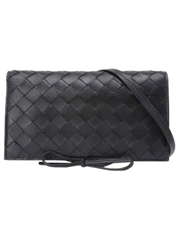 Intrecciato Mini Cross Bag Black - BOTTEGA VENETA - BALAAN 2