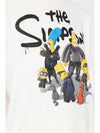 The Simpsons Printed Hoodie White - BALENCIAGA - BALAAN 4