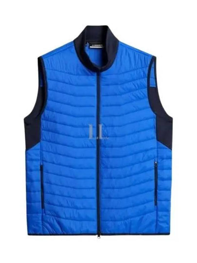 Men's Holden Quilt Hybrid Vest Club Blue - J.LINDEBERG - BALAAN 2