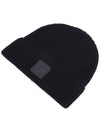 Logo Metropolis Wool Beanie Navy - CP COMPANY - BALAAN 4