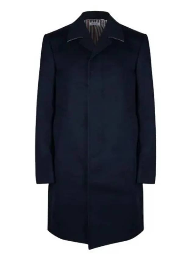 Men's Mackintosh Bal Collar Classic Single Coat Navy - THOM BROWNE - BALAAN 2