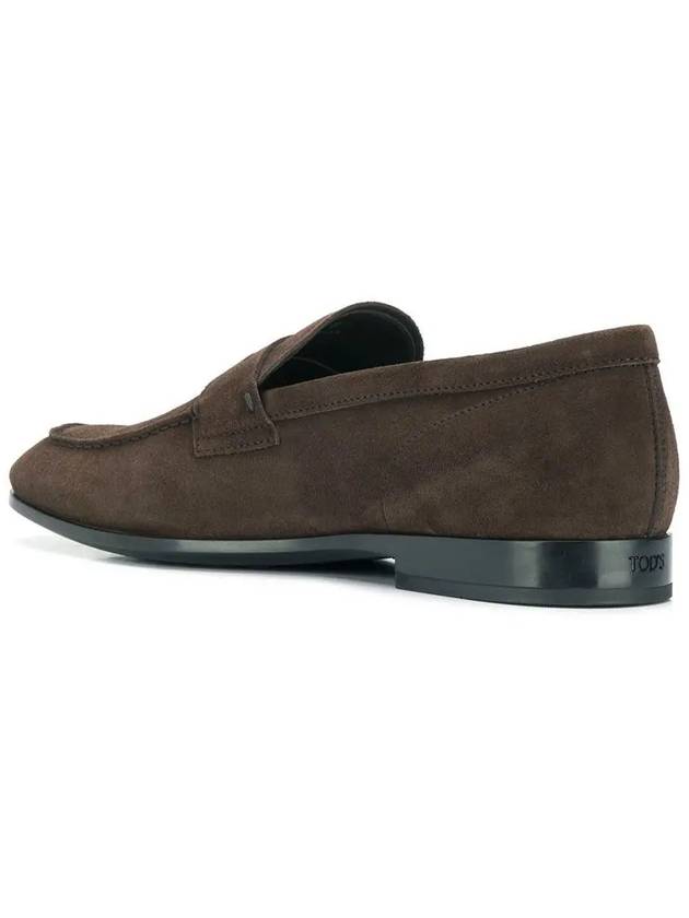 Men's Suede Penny Loafers Brown - TOD'S - BALAAN 4