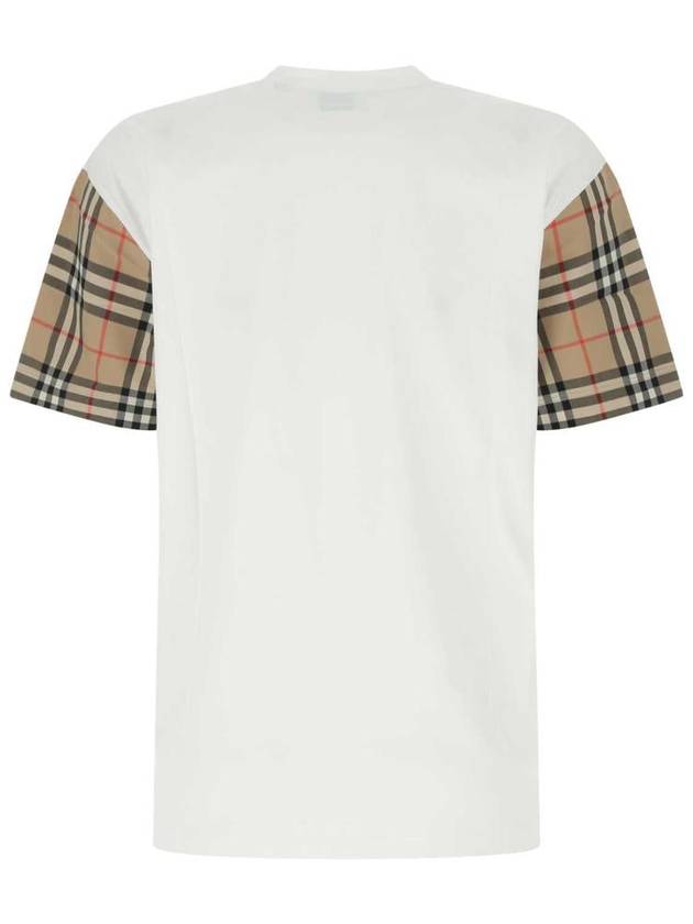 Vintage Check Sleeve Short Sleeve T-Shirt White - BURBERRY - BALAAN 3