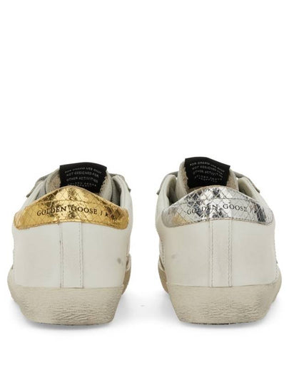 Silver Tab Super Star Low Top Sneakers White - GOLDEN GOOSE - BALAAN 2