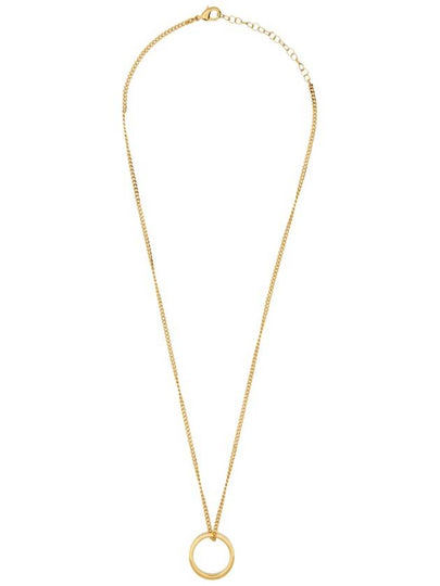 Numeric Minimal Signature Pendant Ring Necklace Gold - MAISON MARGIELA - BALAAN 2