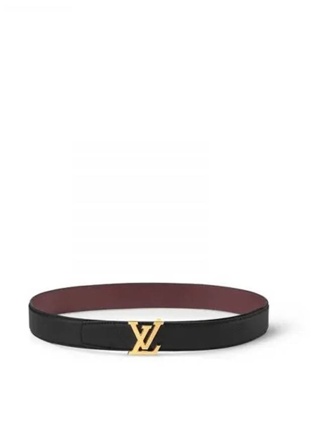 LV Heritage 35MM Reversible Leather Belt Black Bordeaux - LOUIS VUITTON - BALAAN 2