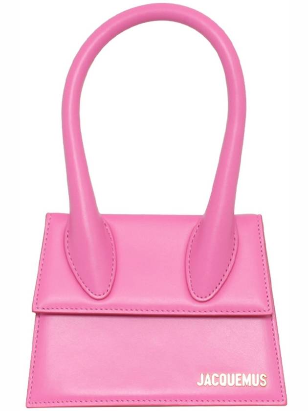 Le Chiquito Moyen Signature Mini Tote Bag Pink - JACQUEMUS - BALAAN 4