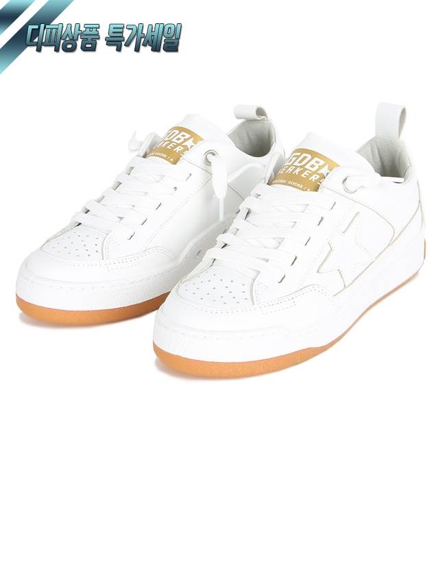 Women's Optical Leather Yea Low Top Sneakers White - GOLDEN GOOSE - BALAAN 2