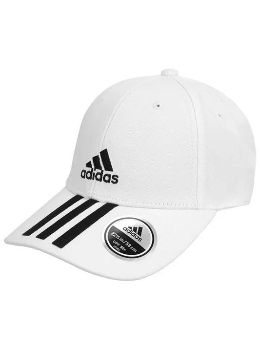 3S Logo Cotton Ball Cap White - ADIDAS - BALAAN 2