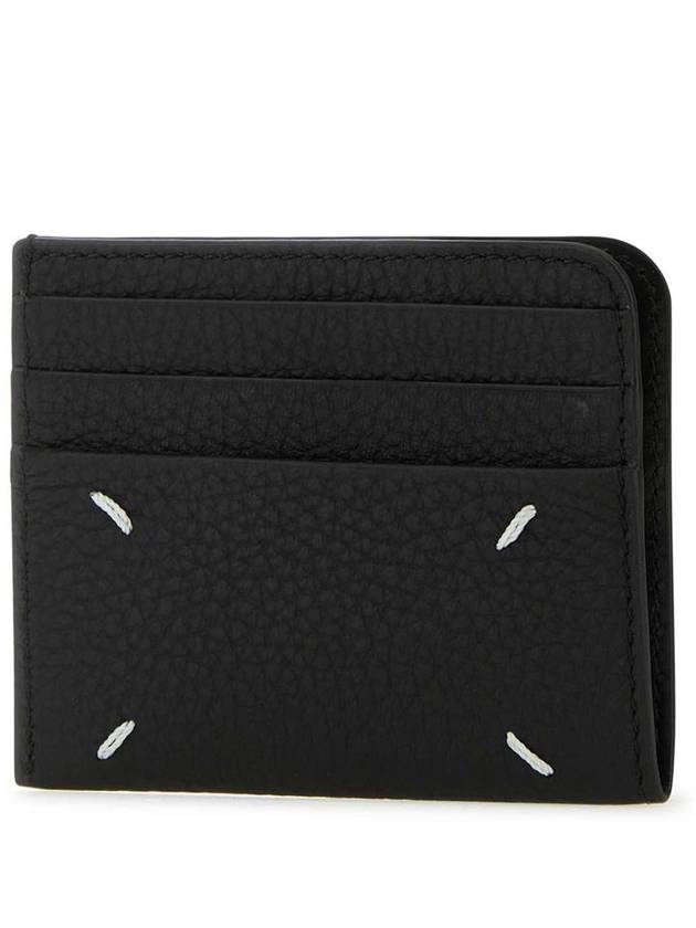 Four Stitch Card Wallet Black - MAISON MARGIELA - BALAAN 3