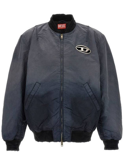 J-Kepes Gradient Quilted Bomber Jacket Dark Grey - DIESEL - BALAAN 2