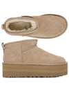 Classic Ultra Mini Platform Winter Boots Sand - UGG - BALAAN 2