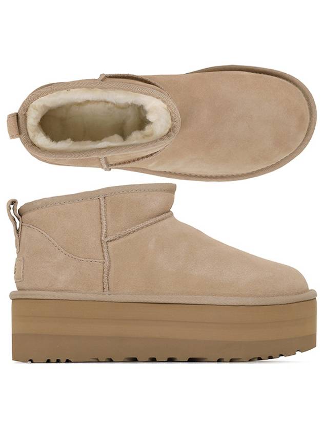 Classic Ultra Mini Platform Winter Boots Sand - UGG - BALAAN 2