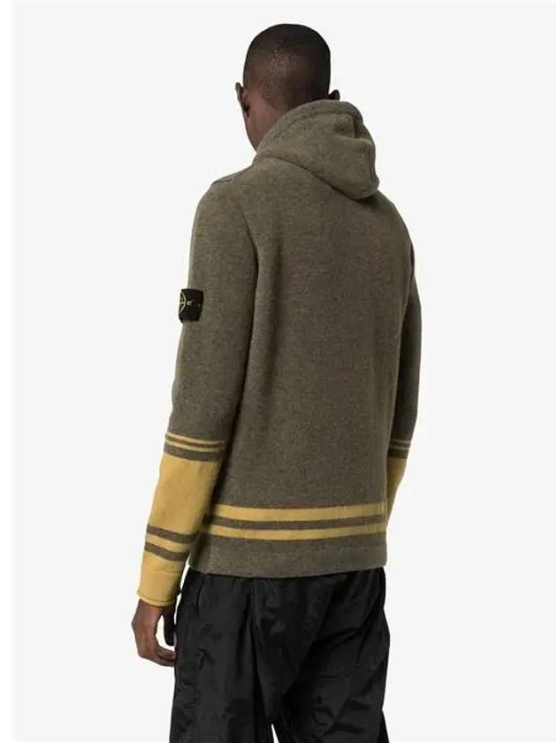 Hooded sleeve knit 7115547B2 - STONE ISLAND - BALAAN 4