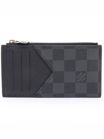 Damier Coin Card Wallet Graphite - LOUIS VUITTON - BALAAN 1