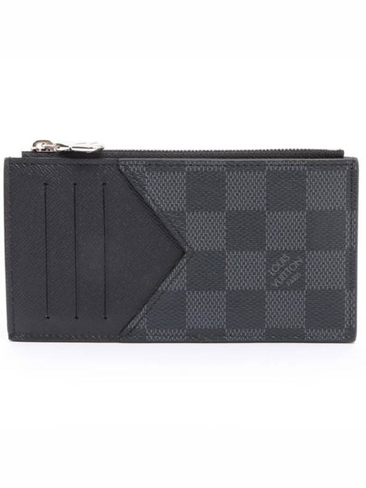 Damier Coin Card Wallet Graphite - LOUIS VUITTON - BALAAN 1