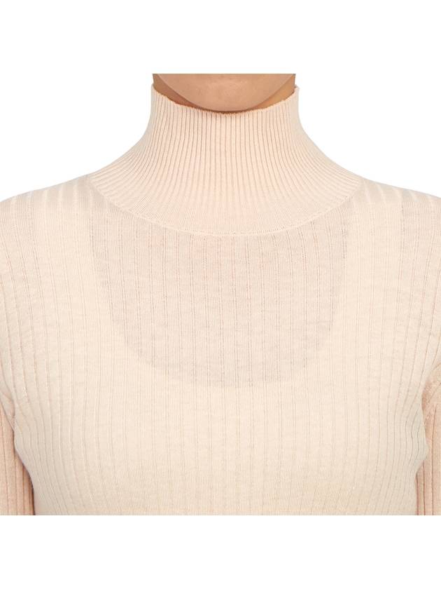 Sax High Neck Knit Turtleneck Ivory - MAX MARA - BALAAN 7